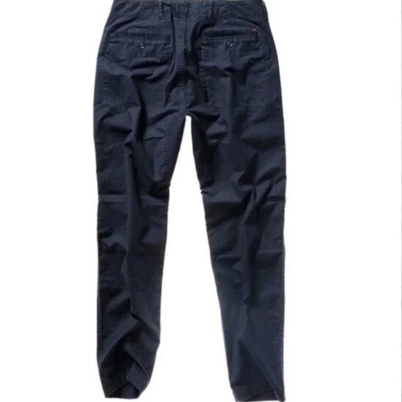 Mens Size 34 Relwen Dura Flex Chino Pants Navy EUC - Picture 5 of 6